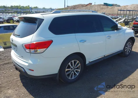 2014 Nissan Pathfinder Sl z USA, uszkodzony, nr VIN 5N1AR2MN9EC707546